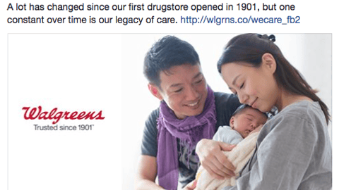 Walgreens Facebook Update